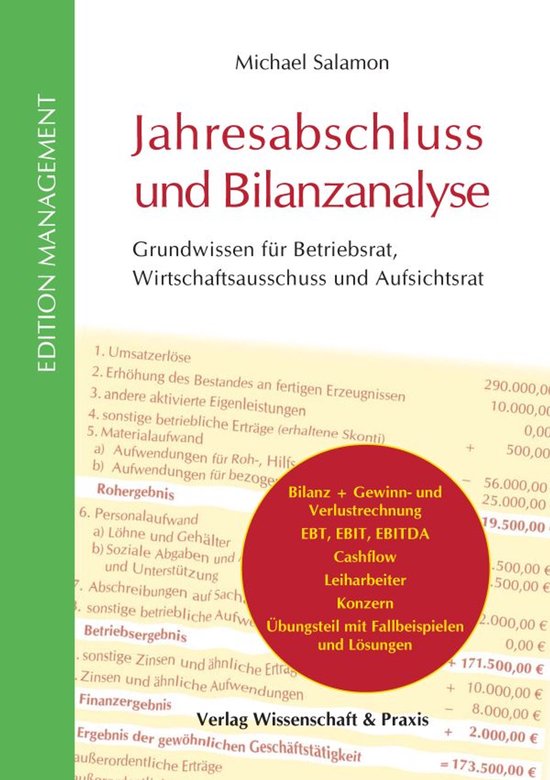 Jahresabschluss und Bilanzanalyse - cover