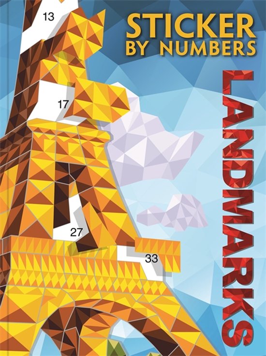 Sticker By Numbers: Landmarks - cover