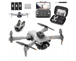 Drone – 4K Drone met Dubbele Camera – Optische Flow Hovering & Obstakelvermijding – 3 1800mAh Batterijen & 45 Min Vliegtijd – Voor Binnen & Buiten