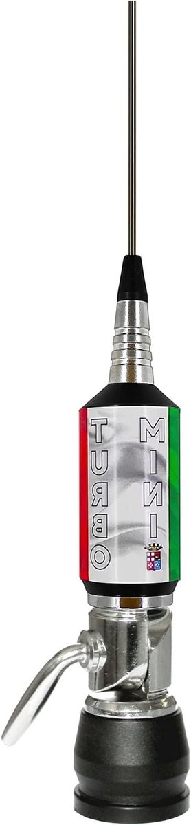 Coax Voertuigantenne - CB Antenne Radio - Communicatie Onderweg - Verstelbare Hoek - 1250 mm - Italian Flag