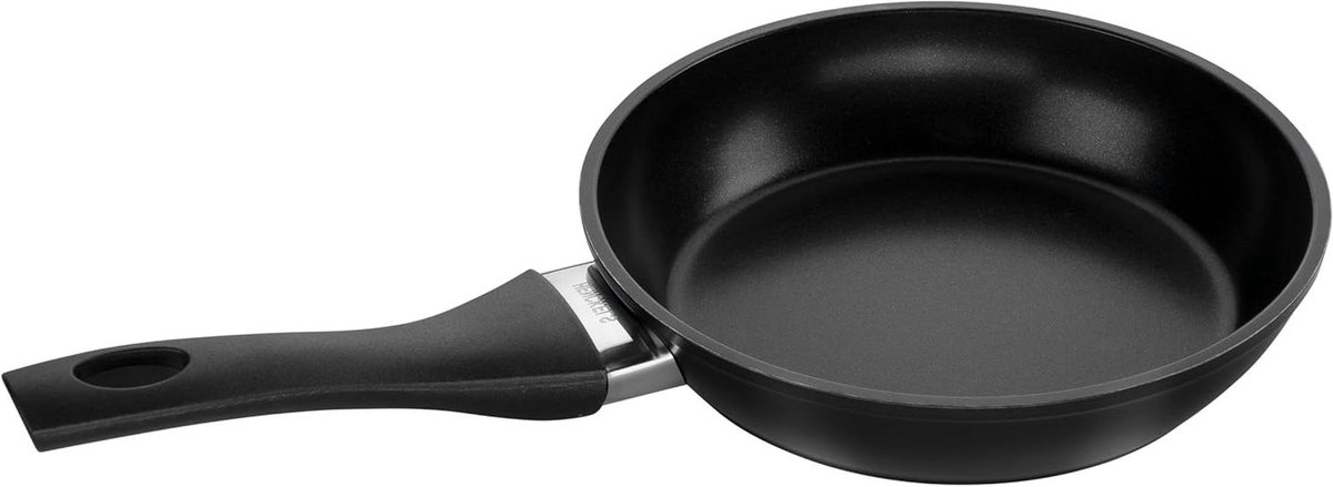 Koekenpan Keramisch - Koekenpan Anti-aanbak - Gezond Bakken - PFAS-vrije Coating - 20 cm Diameter - Zwart