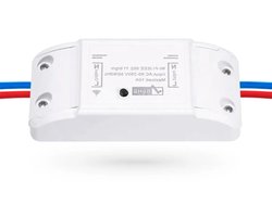 CABLEPELADO Intelligente WLAN/HF-schakelaar, domoticasisering, 10A/2200W, compatibel met EWeLink, Alexa en Google Home