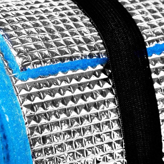 Isolatiemat Schuim - Campingmat Fitnessmat - Buiten Kamperen Yoga - Warmte-isolerende Coating - 180x50x0.8cm - Zilver — afbeelding 2