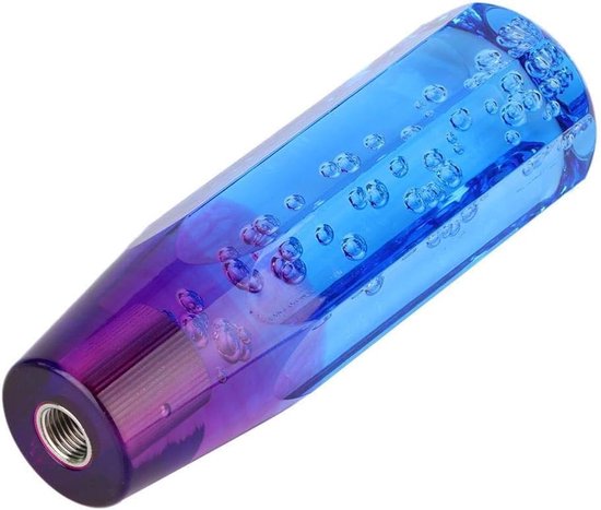 Schakelpook Knop - Versnellingspook - Auto Interieur - Diamant Kristal Design - 15cm Lengte - Blauw Paars — afbeelding 3
