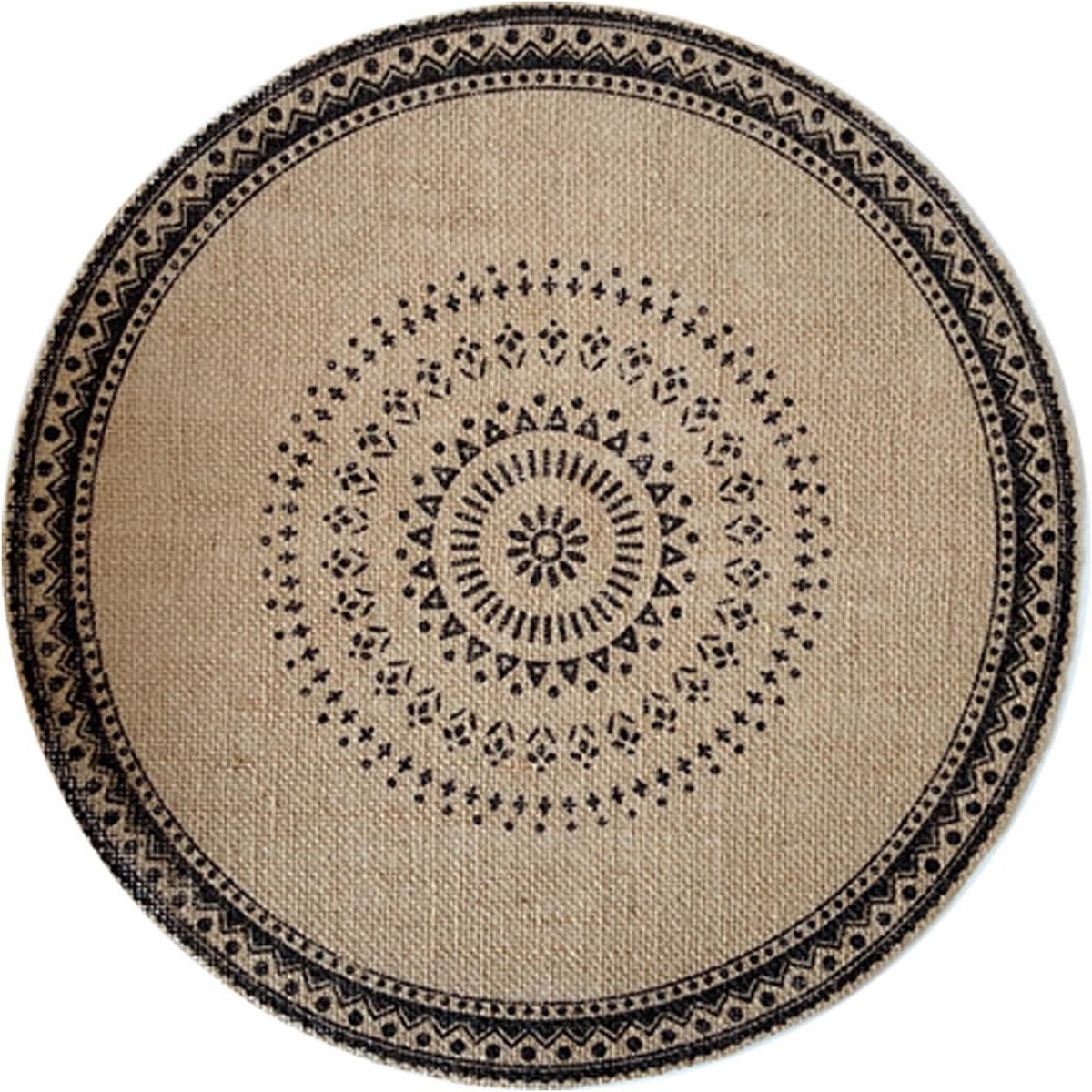 Tafel placemats - Onderzetters - Keuken Decoratie - Handgemaakt - 38cm Diameter