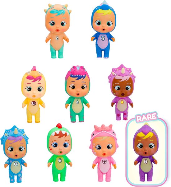 CRY BABIES MAGIC TEARS Icy World Dinos - Surprise Collectible Dinosaur Doll Crying Real Tears and His Pet - Toy for Kids +3 Years — afbeelding 3