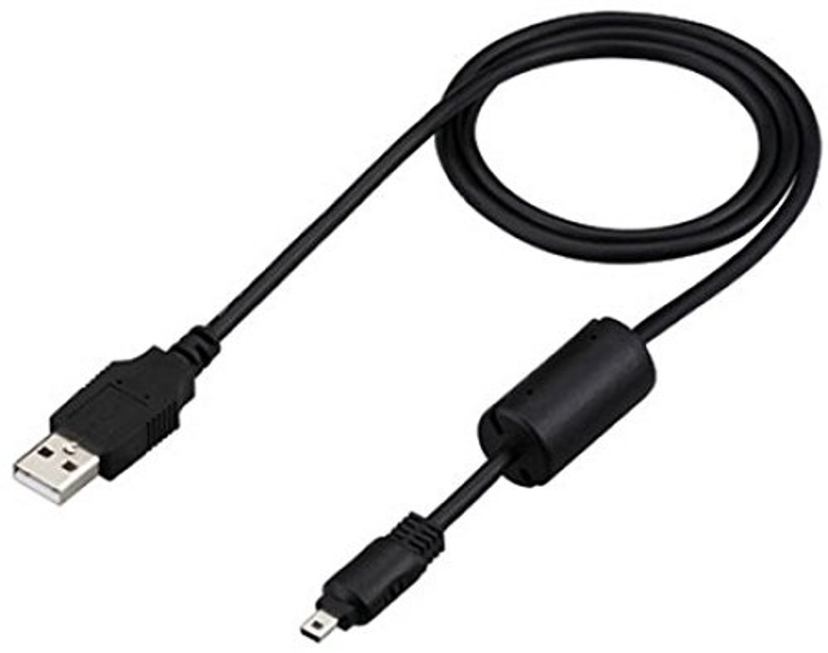 UC-E6 USB Kabel voor Panasonic Lumix DMC-FZ200 - Snelle Dataoverdracht en Opladen