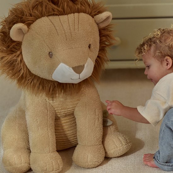 Little Dutch Safari Friends Knuffel Leeuw - 60 cm van Little Dutch — afbeelding 2