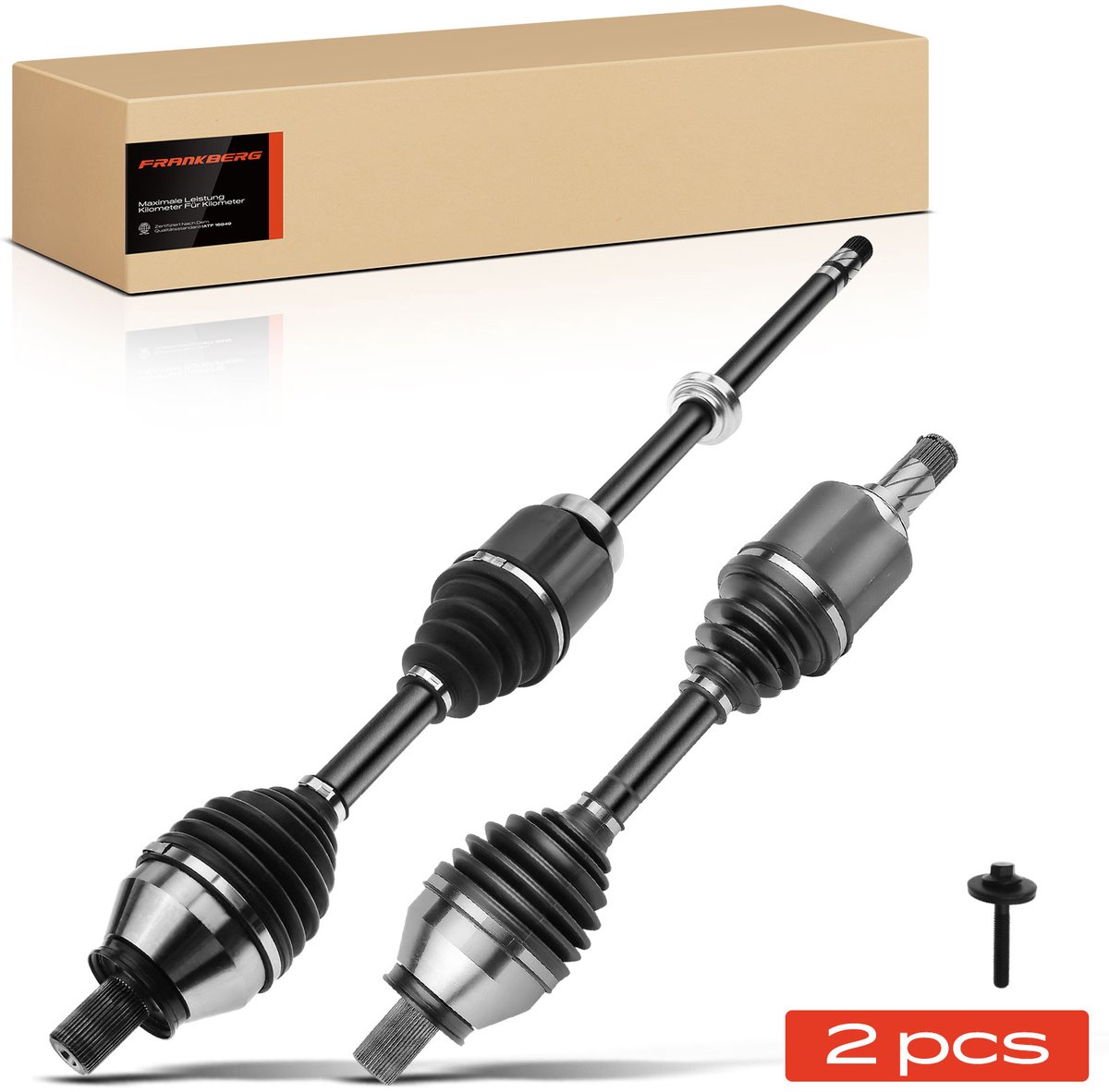Frankberg 2x Aandrijfas Vooras voor Land Rover Freelander 2