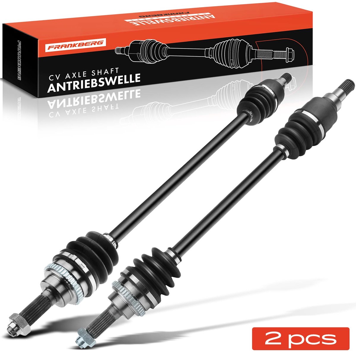 Frankberg 2x aandrijfas vooras links/rechts voor Nissan Pixo Suzuki