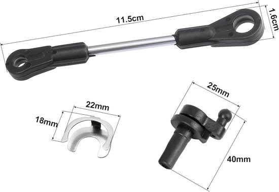 Inlaat Collector Reparatie Kit - Motor Onderdeel - Voertuig Onderhoud - Duurzaam Plastic - 14.3 cm - Zwart — afbeelding 4