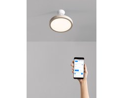 CREATE - Plafondventilator 40W stil met intrekbare bladen en LED-licht, verschillende maten - M - Met licht - WIFI - WIND CLEAR STUDIO