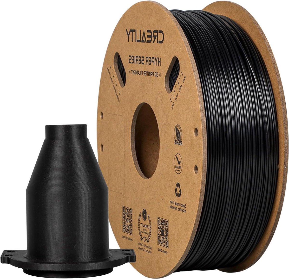 3D Printer Filament - ABS Materiaal - Snel Printen - Hoge Slagvastheid - 1.75 mm 1kg - Zwart