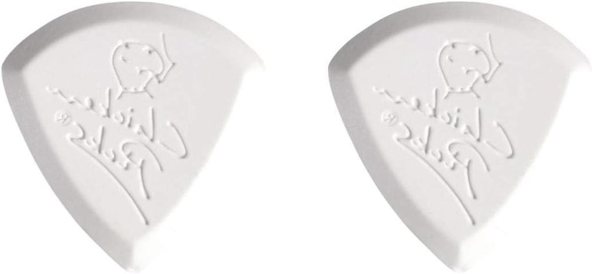 Gitaar Plectrums - Dikke Picks - Muziek Maken - Thermohardend Plastic - 20 mm 2 stuks - Blauw