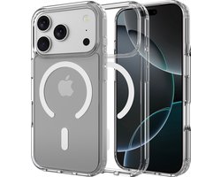 Coque Just in Case compatible avec iPhone 17 Pro Max - Compatible avec MagSafe - Backcover Military Grade - Transparent