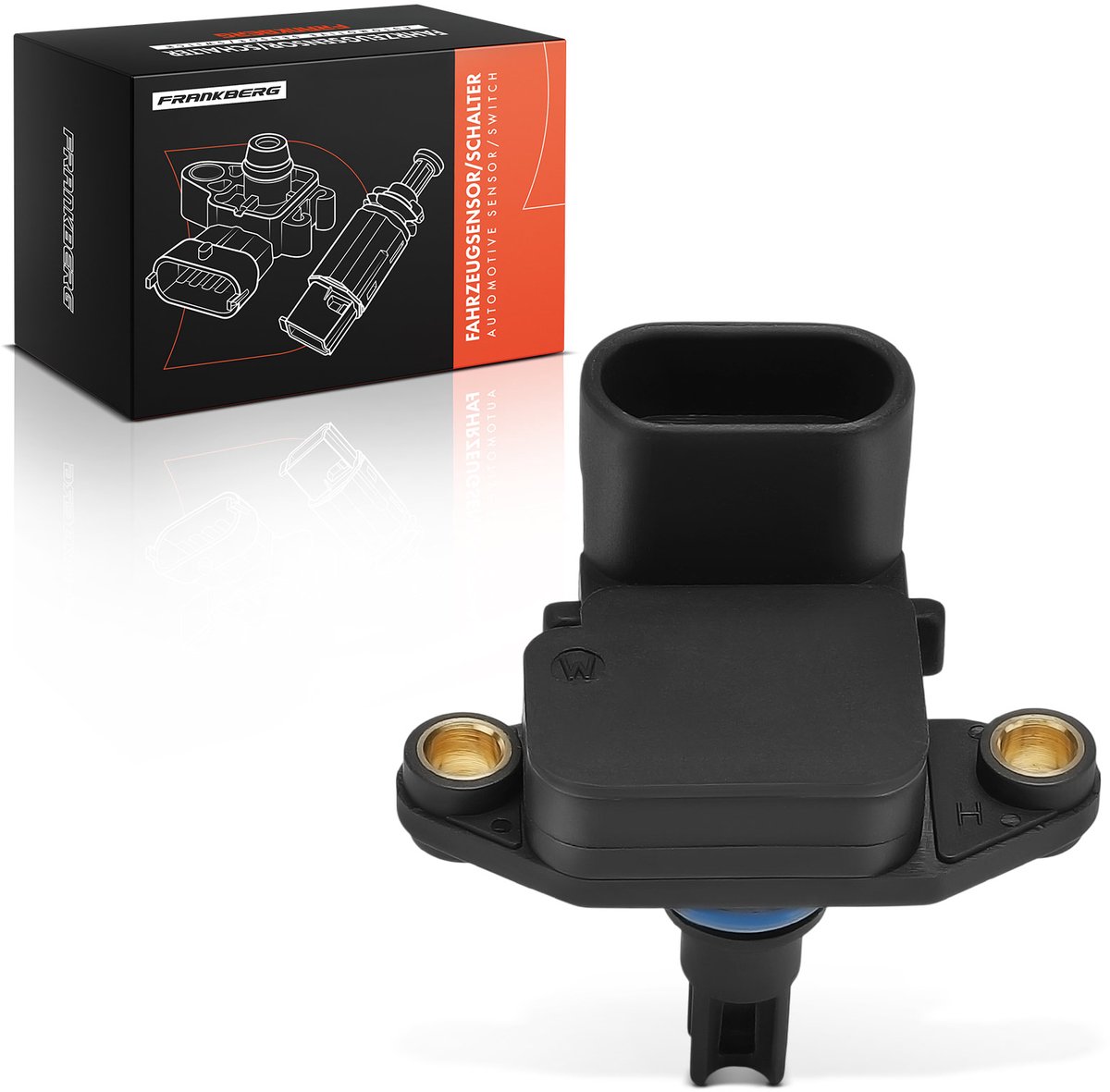 Frankberg 1x inlaatspruitstukdruksensor voor Saab 9-3 YS3D 9-5 YS3E