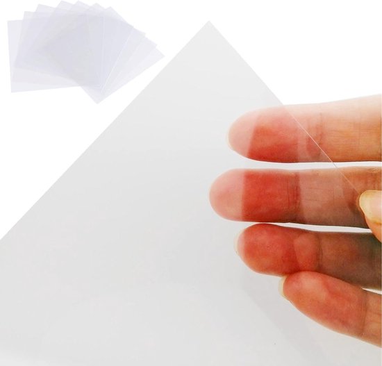 Lege Sjabloon Vellen - Mylar Stencils - Eigen Ontwerpen Maken - Herbruikbaar en Flexibel - 32 Stuks 6mil - Transparant