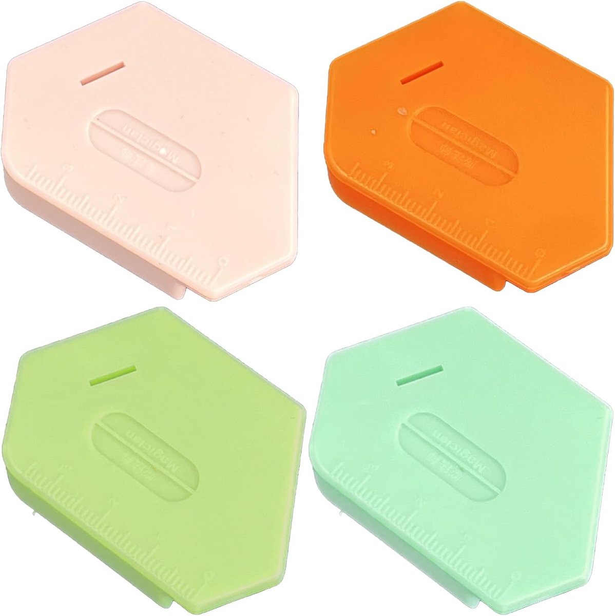 4-delige magnetische naadgids - Naai-accessoires voor naaimachine - Naaimachine Advieshulpmiddelen - Onderwijshulpmiddel voor stof en meterware