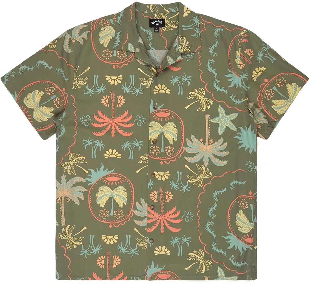 Billabong Vacay Overhemd Met Korte Mouwen S Man Groen