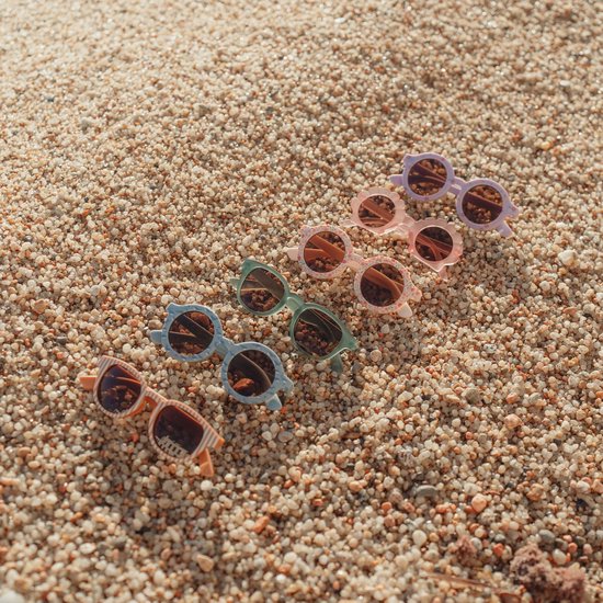 Little Dutch kinderzonnebril Ocean Brown Stripes - bruin gestreepte zonnebril - sunglasses van Merkloos — afbeelding 5
