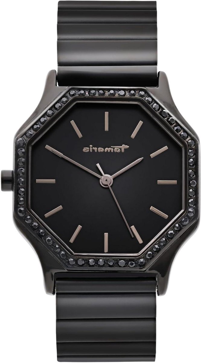 Dames Horloge - Polshorloge Zirkonia - Stijlvol Accessoire - Zelf-Verstelbare Band - 3ATM Waterdicht - Zilverkleurig