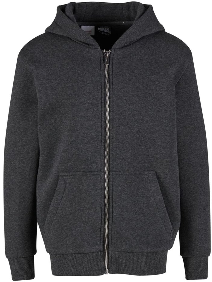 Urban Classics Fluffy Vest Met Capuchon Kinderen Kids 110/116 Grijs