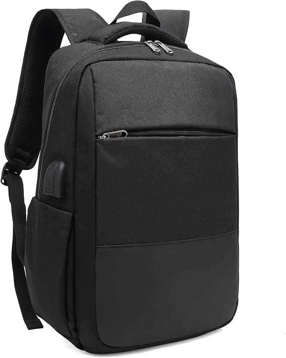 Functionele laptoprugzak met USB-oplaadpoort en diefstalbeveiliging voor 15,6 inch laptops
