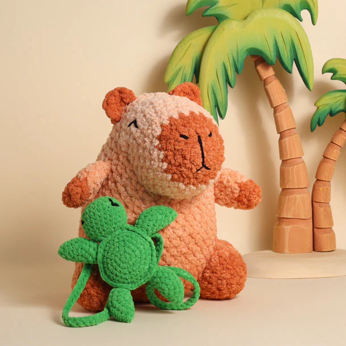 Haakpakket Capibara Chilibara Tropibara – Compleet DIY Pakket met Big Darling & Little Darling – Knuffel Haken