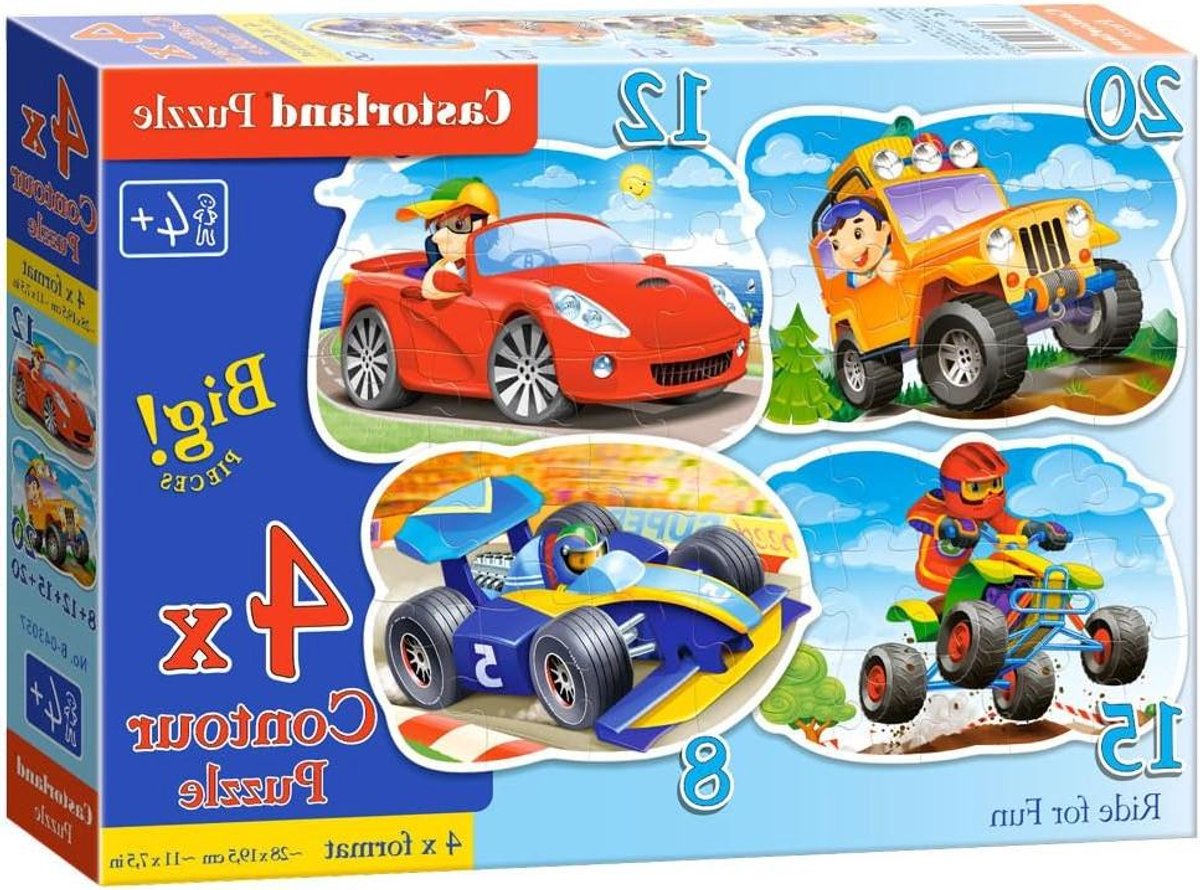 Legpuzzel - Puzzelspel - Ontspanning thuis - Uitstekende afdrukkwaliteit - 55 stukjes - Multicolor