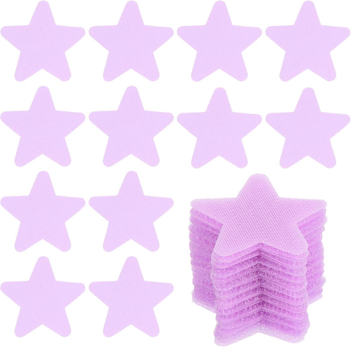 4cm Carpet Spot Markers - 50Pcs Star Floor Dots - Markers voor Vloer Vlekken - Leraar Klaslokaal Decoratie - Basisschool Kleuteronderwijs - Paars