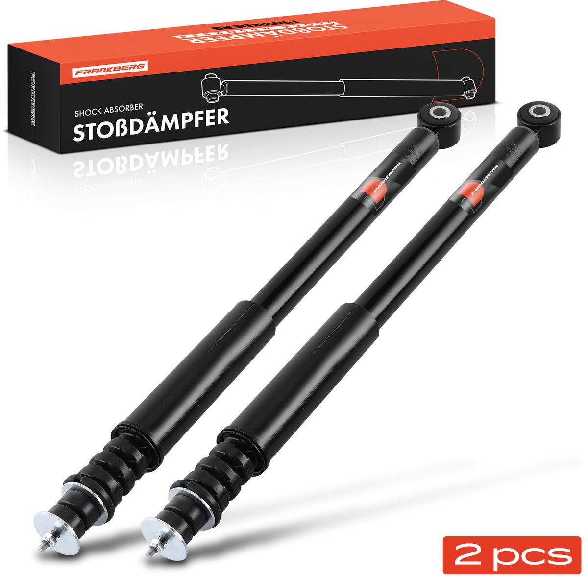 Frankberg 2x Demper Achteras voor Dacia
