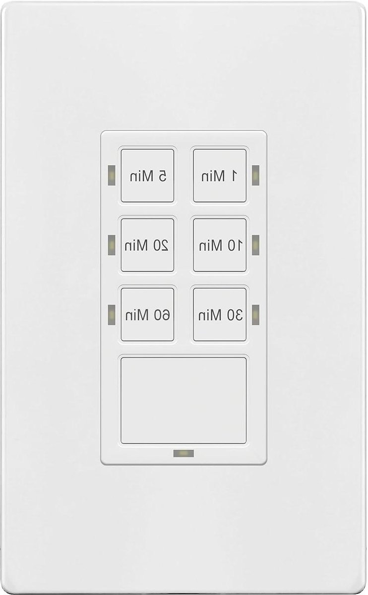 Aftel timer - Keuken timer - Energie besparen - Geen neutrale draad - 60 minuten - Wit
