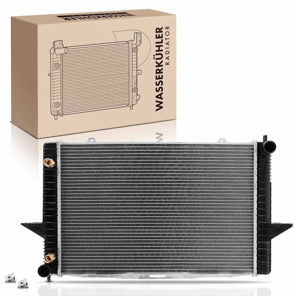 Frankberg 1x Radiator Koelvloeistofradiator Motorradiator voor Volvo