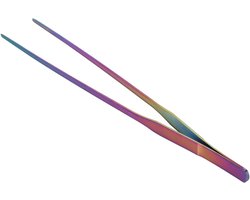 Aquarium Tangen - Voer Tangen - Planten Verzorgen - Roestvrij Staal - 27 cm - Multicolor