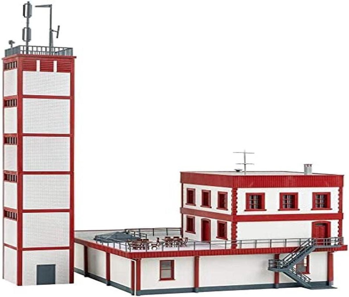 Modelbouwset Brandweer - Huis Bouwpakket - Hobby Modelbouw - Gedetailleerd Ontwerp - Schaal 1:87 - Divers