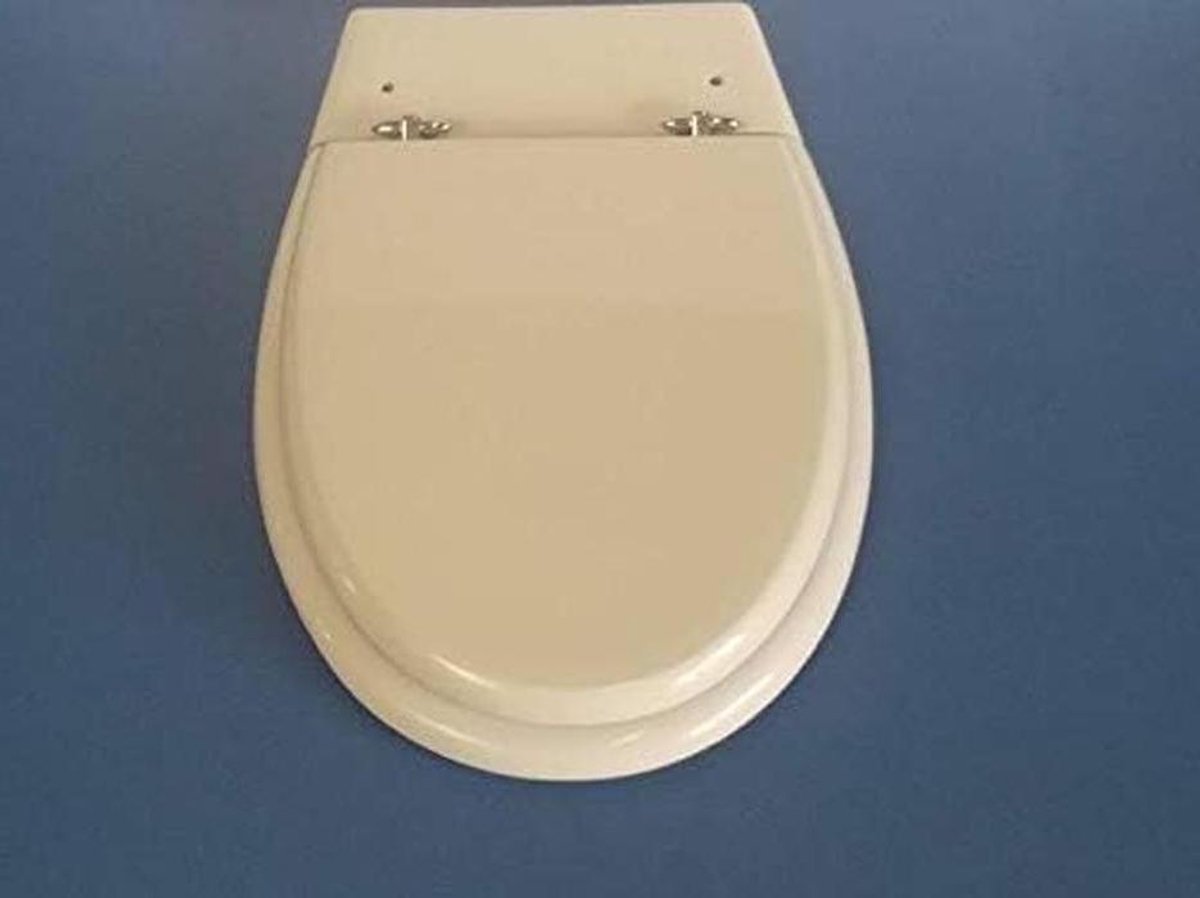 Toiletbril - WC-bril - Badkamer Vernieuwen - Gemaakt in Italië - 900g - Wit