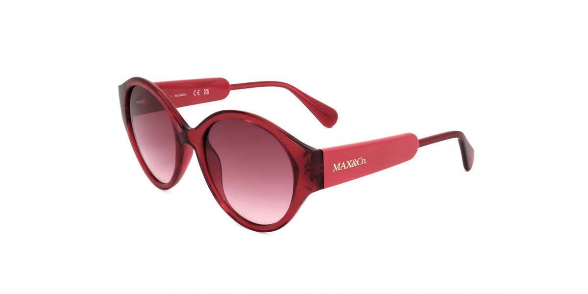 Max&co. MO0058 Shiny red 54/20/140 WOMAN Zonnebrillen