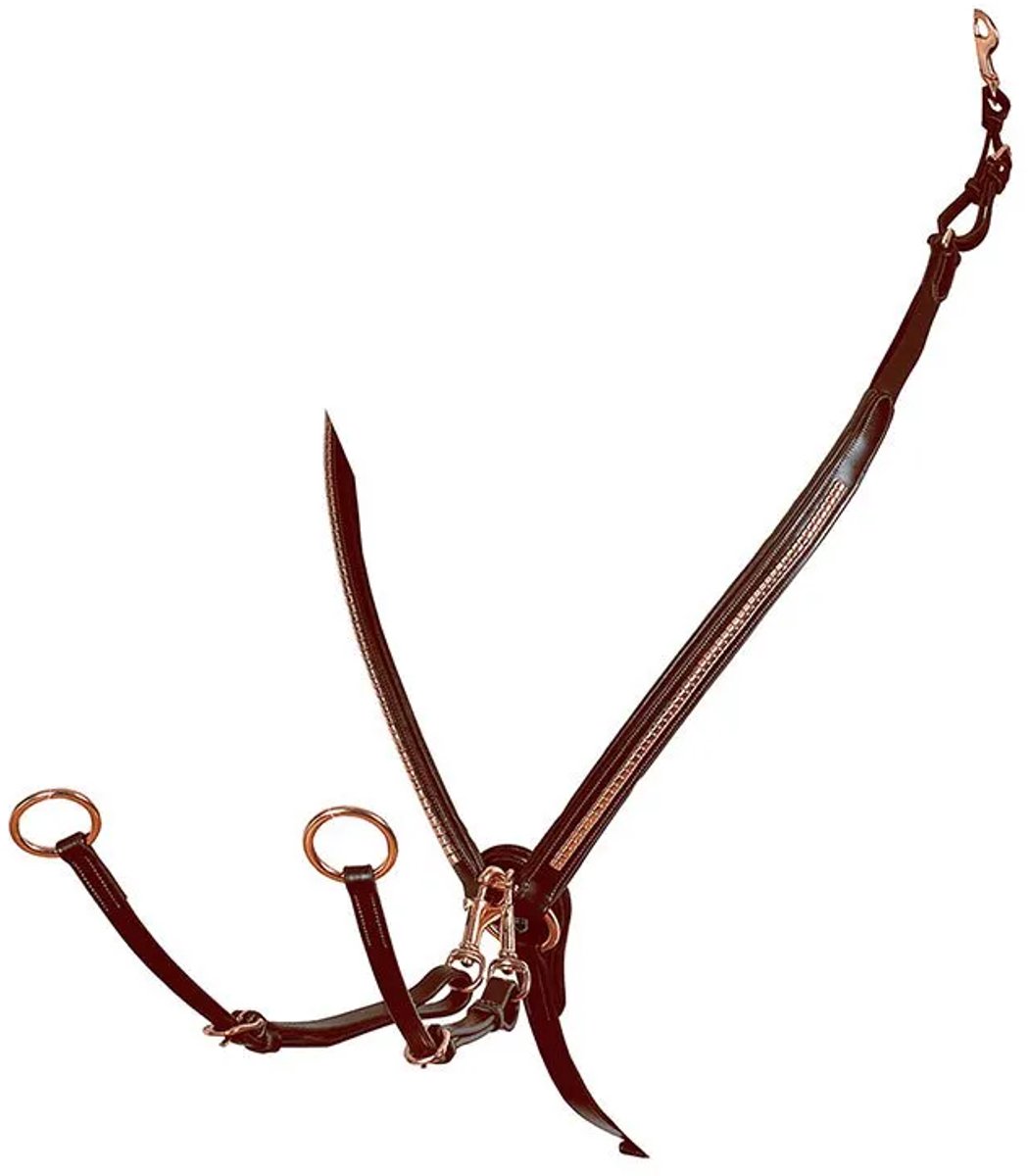Equestro Rose Gold Borsttuig Bruin Pony