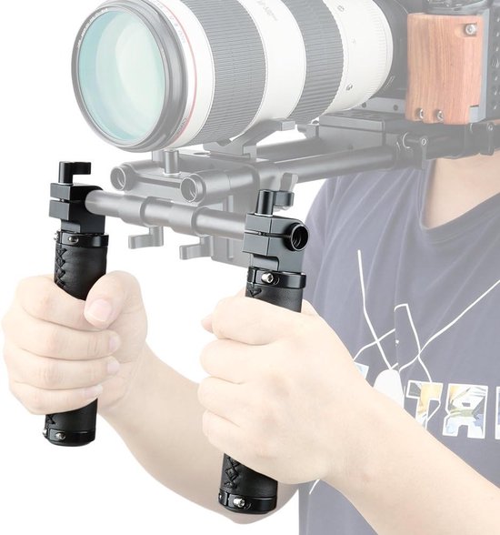 15mm Rod Clamp Handgreep voor Camera Schoudersteun en Rail Systeem - 1 stuk, Professionele Accessoires voor Filmen en Fotografie van Merkloos — afbeelding 4