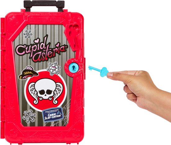 Monster High Skulltimate Secrets Cabinevakantie Speelset - Cupid Asteria Pop en Accessoires van Monster High — afbeelding 3