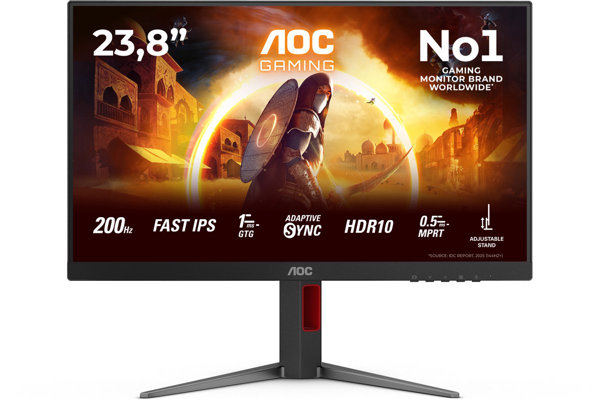 AOC G4 24G4HA - Full HD IPS Gaming Monitor - 200Hz - Product - €109,00
