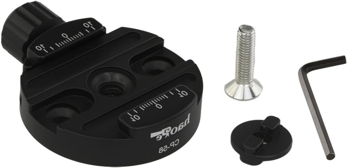 Female naar Male Boss Adapter Converter met 58mm Arca Swiss Compatibele Quick Release Klem voor Manfrotto Statief en Balhoofd Vervanging