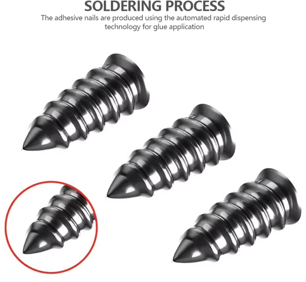 Actie4you® - 20x Rubberen Bandenreparatiespijkers - Vacuüm Bandenreparatie Set - Bandenpunctie Nagels - 2 Maten – Autoband Reparatie - Voor Auto & Motor thumbnail 2