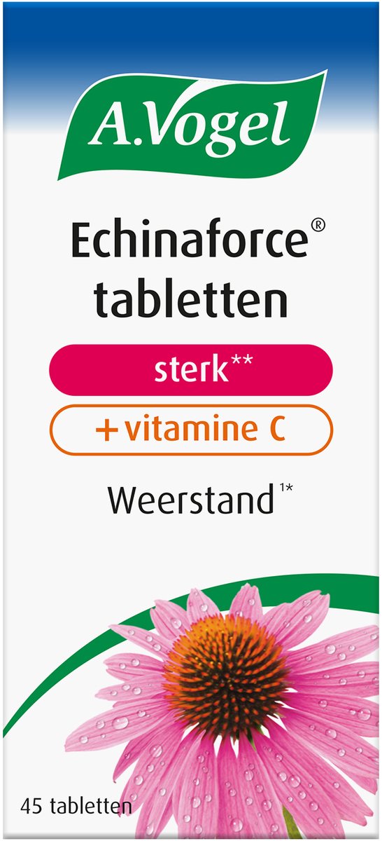 Bol.com A.Vogel Echinaforce sterk + vitamine C tabletten - Ondersteunt het immuunsysteem - 45 st aanbieding