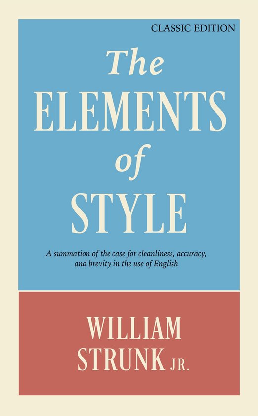 The Elements of Style - cover