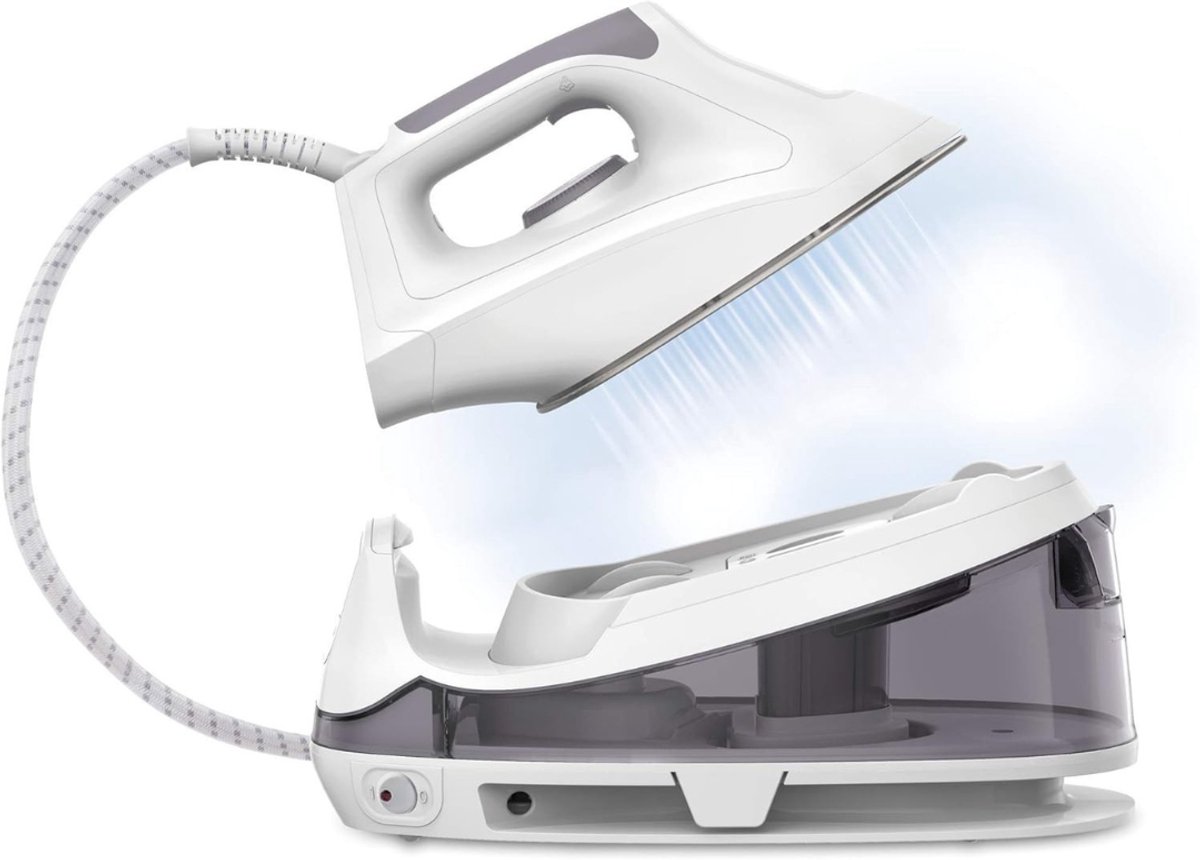 YOR® Strijkijzer Met Stoomgenerator - Strijkijzer Met Stoom - Strijkijzer - Wit - 31cm x 20cm x 26cm – foto 4