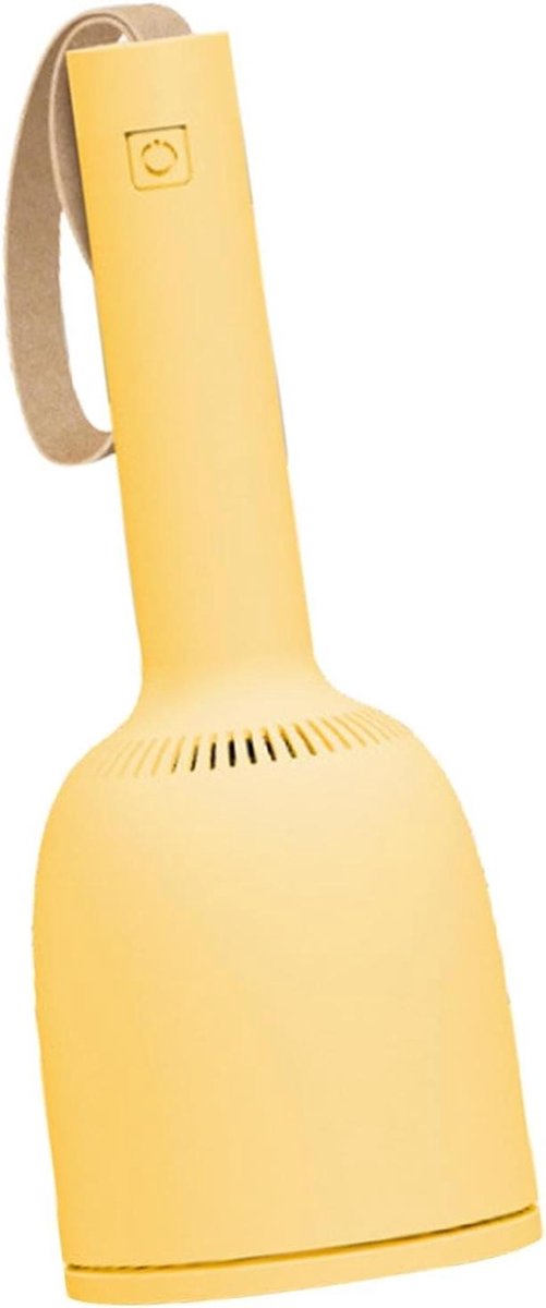 Draagbare Stofreiniger - Kleine Stofzuiger - Bureau Schoonmaken - Hoge Zuigkracht - 18.7 cm Hoog - Geel
