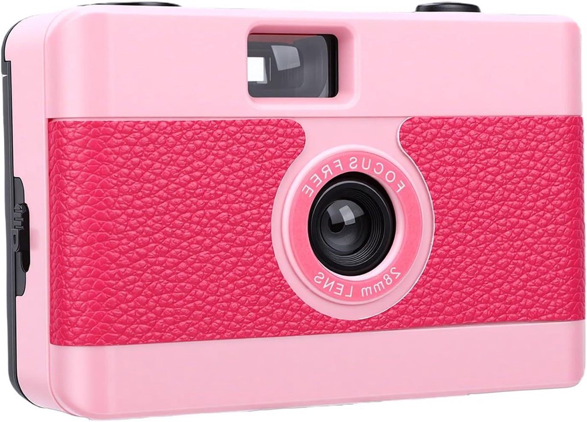 Filmcamera Herbruikbaar - Analoge Camera - Vastleggen Momenten - Ingebouwde Flitser - 35mm - Roze