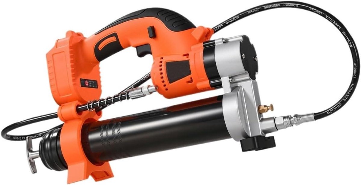 Elektrisch Smeerpistool - Accu Vetspuit - Snel Onderhoud - 8000 PSI Hoge Druk - 1.5 Liter Per Minuut - Zwart