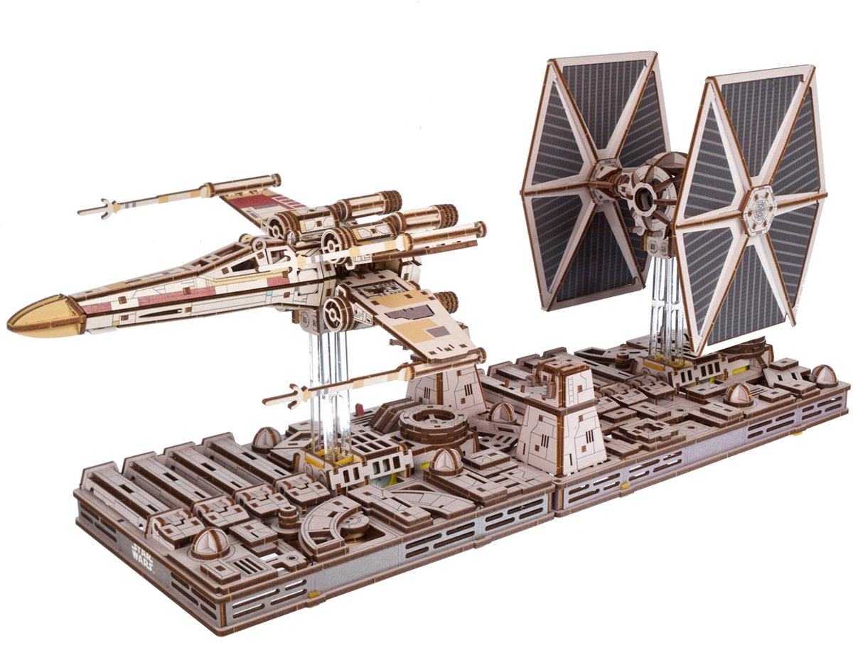 UGEARS 3D Modelbouw - At-St Walker - Star Wars - Mechanisch Bouwpakket Hout - Educatief Speelgoed — afbeelding 19